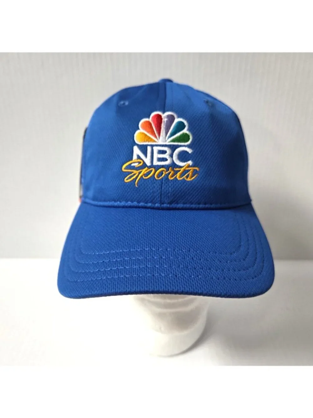 Vintage NBC Sports Hat Cap Mens One Size Adjustable Royal Blue Pukka NEW